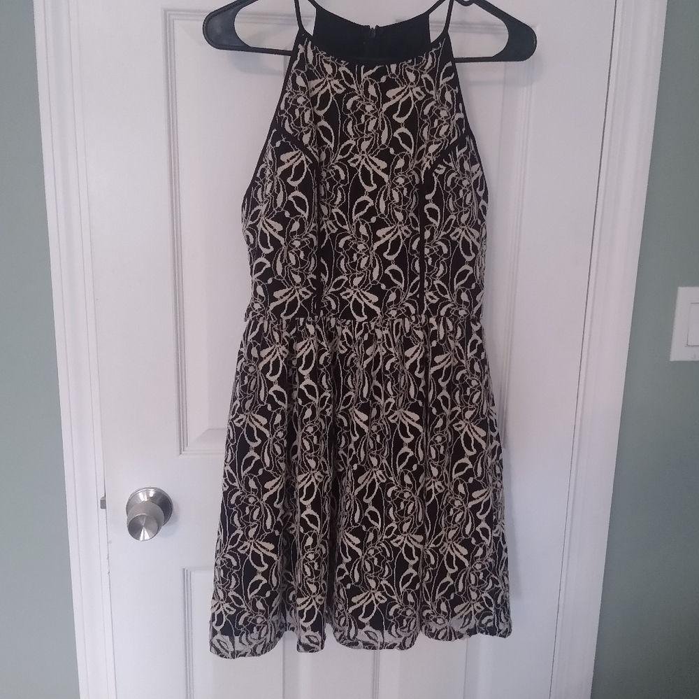 Women's dressy halter dress by Aqua, size M.